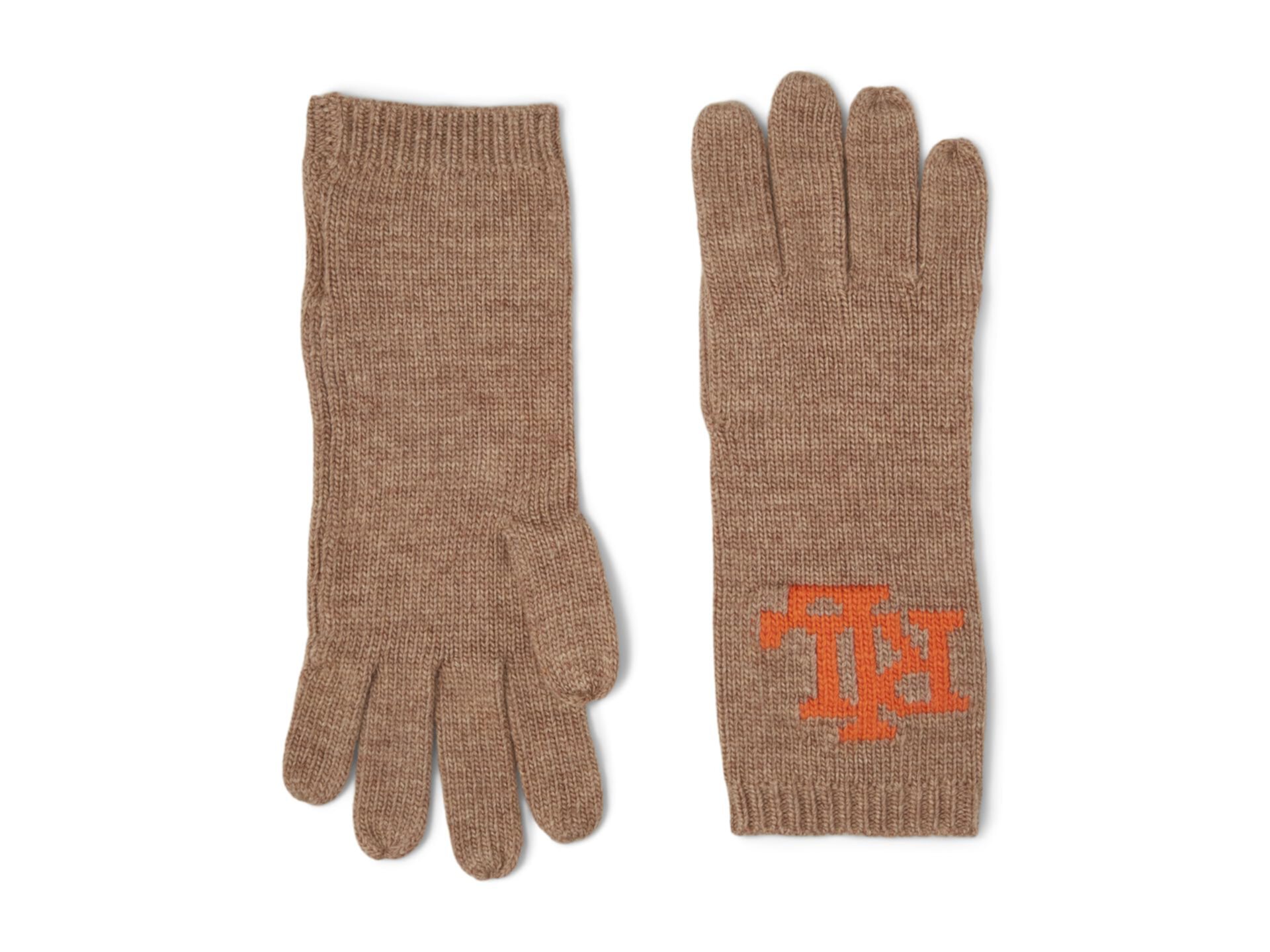 Вязаные перчатки с логотипом LAUREN Ralph Lauren