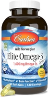 Elite Omega-3 Gems® Лимон - 1600 мг - 240 мягких капсул - Carlson Carlson