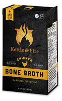 Куриный костный бульон без глютена — 16,2 жидких унций Kettle & Fire
