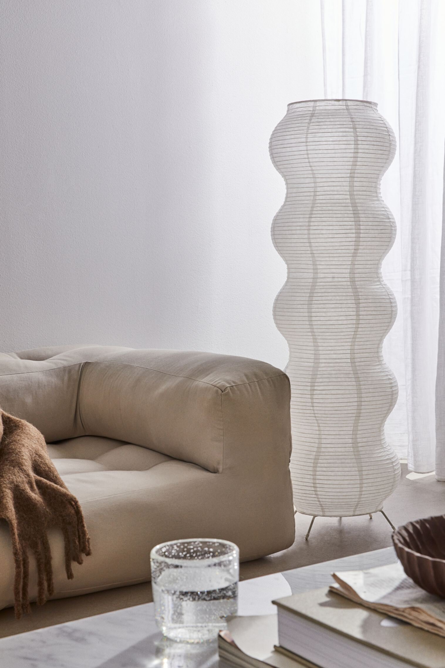 Rice Paper Floor Lamp H&M