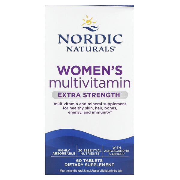 Женский мультивитамин, Экстра сила - 60 таблеток - Nordic Naturals Nordic Naturals