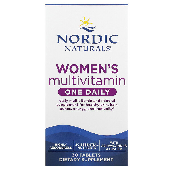 Женский мультивитамин, Один в день - 30 таблеток - Nordic Naturals Nordic Naturals