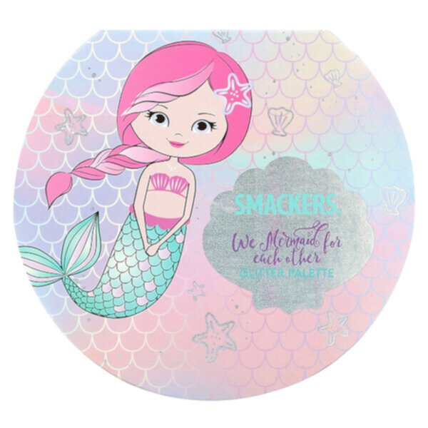 Палитра цветов Sparkle & Shine, блестки We Mermaid друг для друга, 1 палитра Lip Smacker
