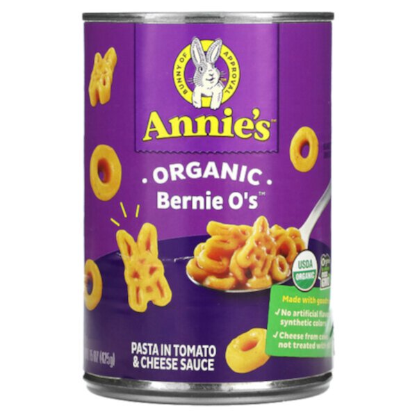 Органический Bernies O's, 15 унций (425 г) Annie's