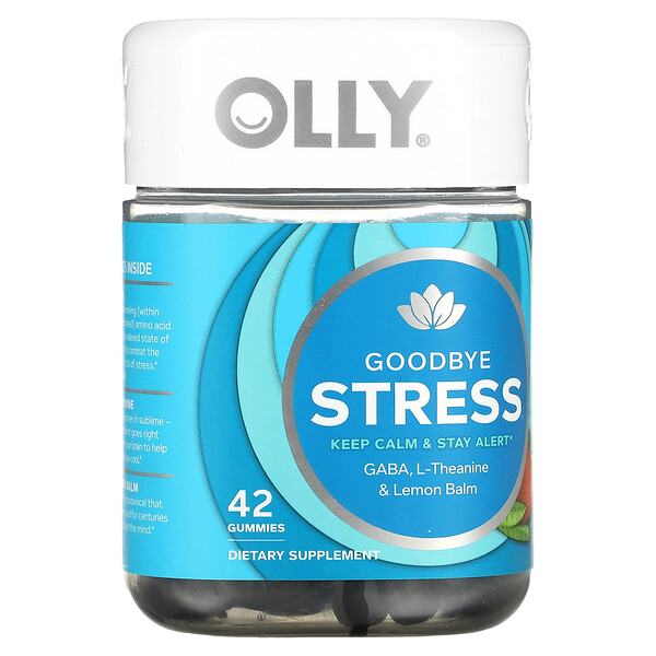 Goodbye Stress, Berry Verbena - 42 жевательных конфет - OLLY OLLY