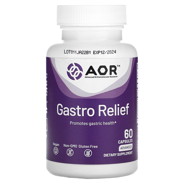 Gastro Relief, 60 Capsules (Капсулы) Advanced Orthomolecular Research AOR