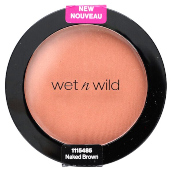 ColorIcon, Румяна, 1115485 Naked Brown, 0,21 унции (6 г) Wet n Wild