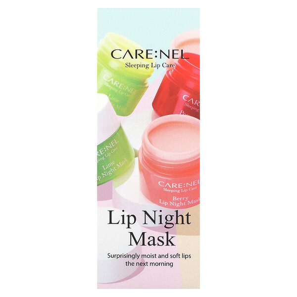Sleeping Lip Care, Ночная маска для губ, ягоды, 3 шт., по 0,17 унции (5 г) каждый Care:Nel