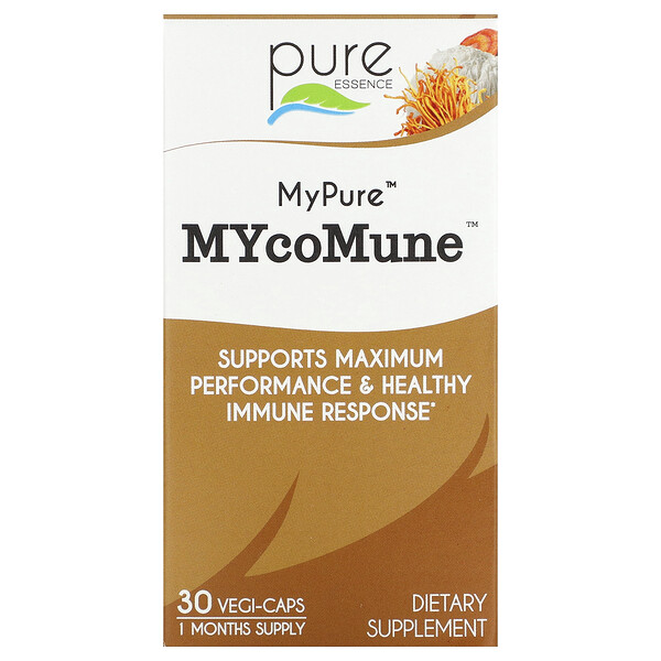 MyPure, MYcoMUNE, 30 растительных капсул Pure Essence