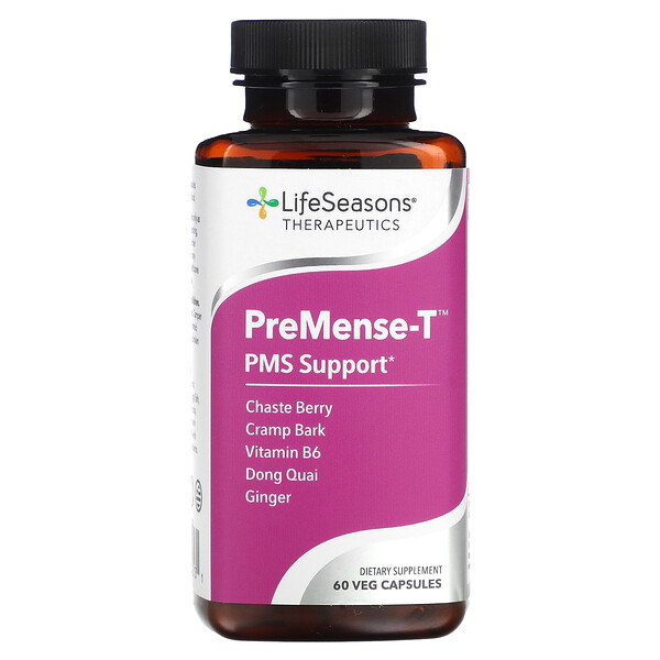 PreMense-T, Поддержка предменструального синдрома, 6 растительных капсул LifeSeasons