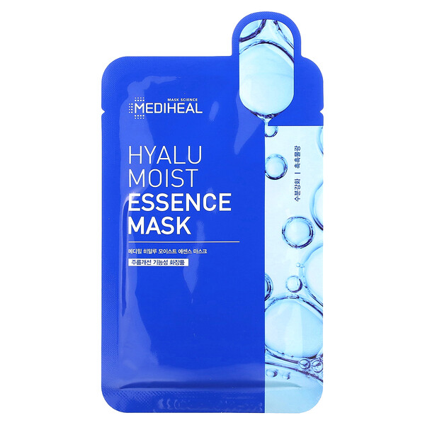 Красота-маска Hyalu Moist Essence, 1 тканевая маска, 20 мл (0,68 жидк. унции) Mediheal
