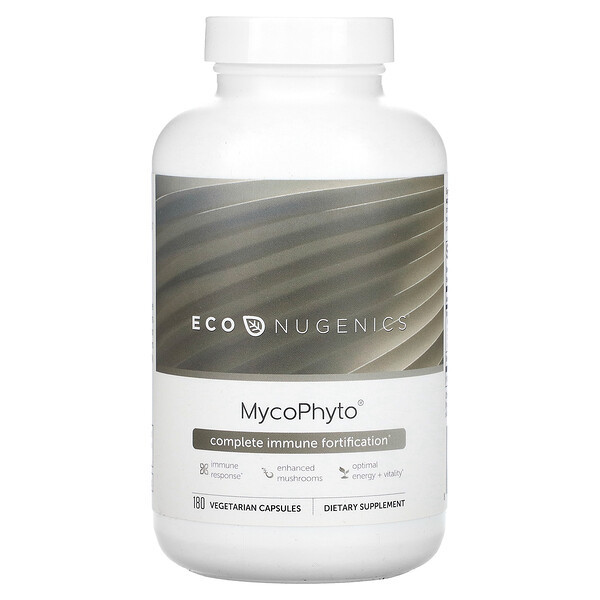 MycoPhyto, 180 вегетарианских капсул Econugenics