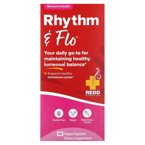 Rhythm & Flo, 60 веганских капсул Redd Remedies