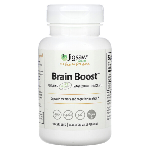 Brain Boost, 90 капсул Jigsaw Health