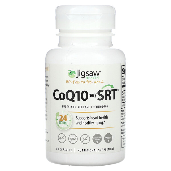 CoQ10 с SRT, 60 капсул Jigsaw Health