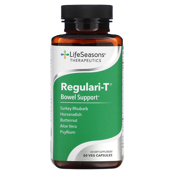 Regulari-T, Поддержка кишечника, 60 растительных капсул LifeSeasons