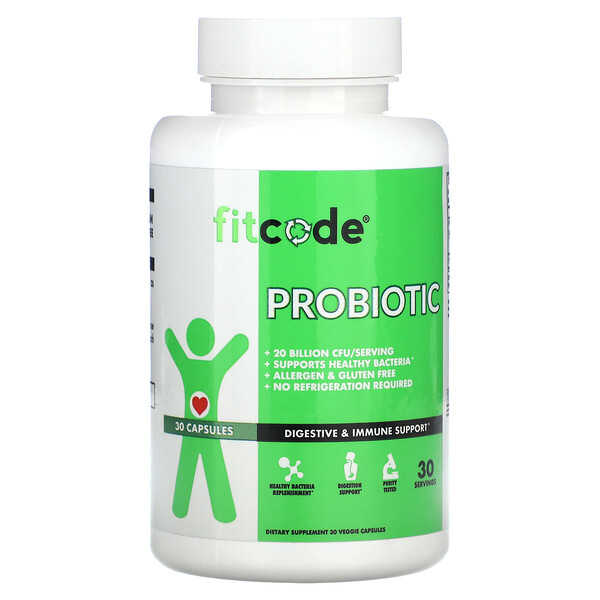Пробиотик - 20 миллиардов КОЕ - 30 капсул - FITCODE FITCODE