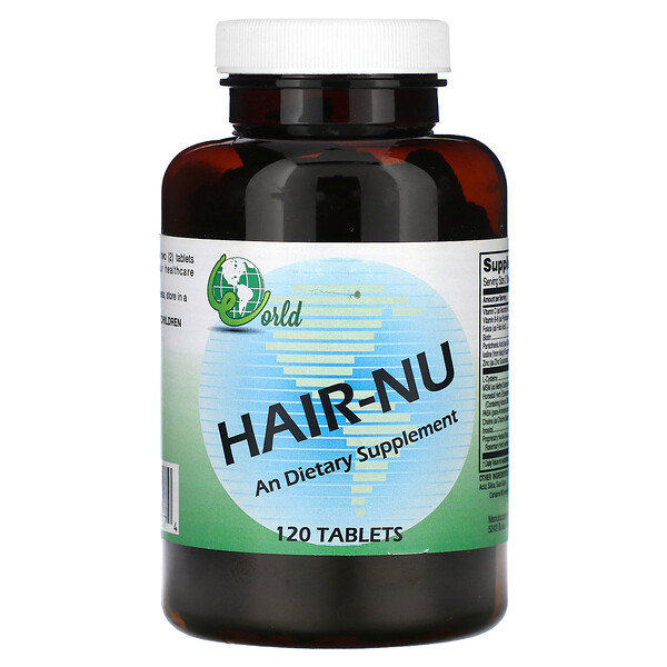 HAIR-NU, 120 таблеток World Organic