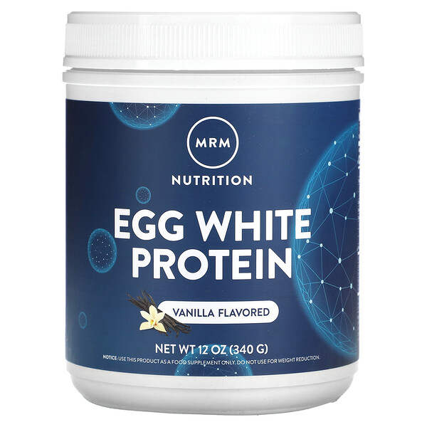 Egg White Protein, Vanilla, 12 oz (340 g) MRM