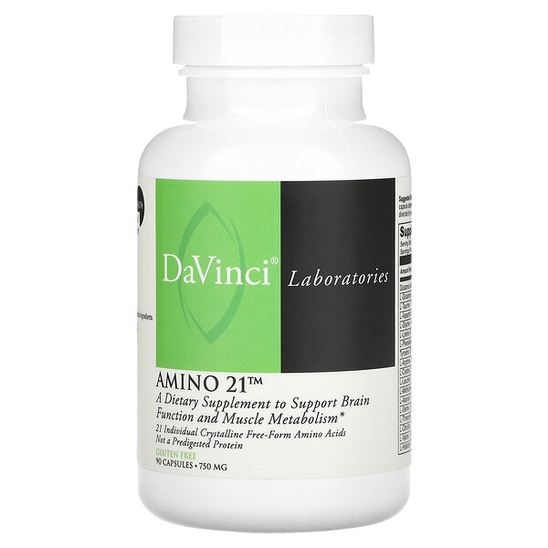 Amino 21, 750 mg, 90 Capsules (Капсулы) DaVinci