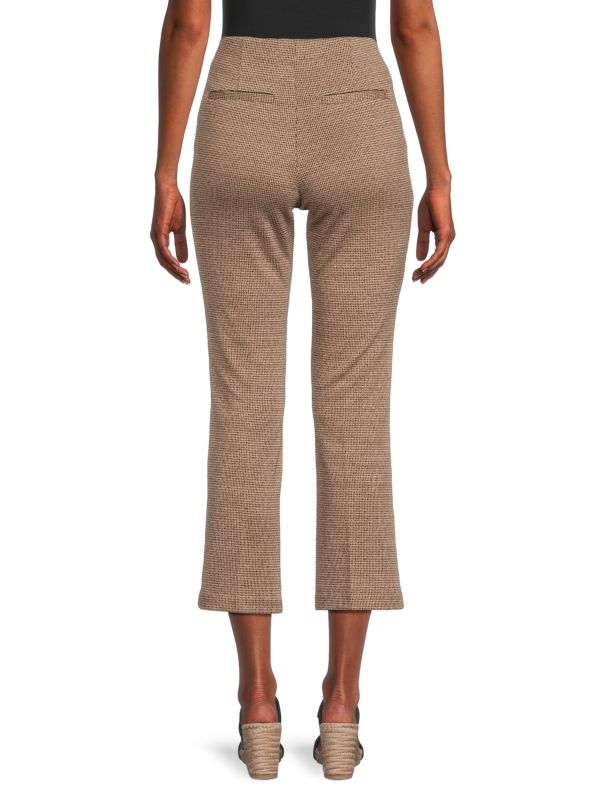 Текстурированные укороченные брюки Saks Fifth Avenue