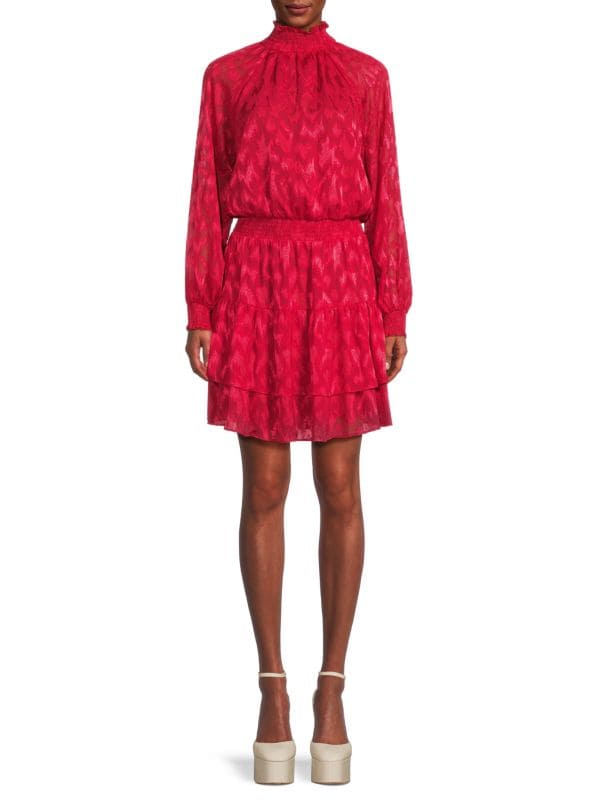 Платье-блузон со сборками Calvin Klein