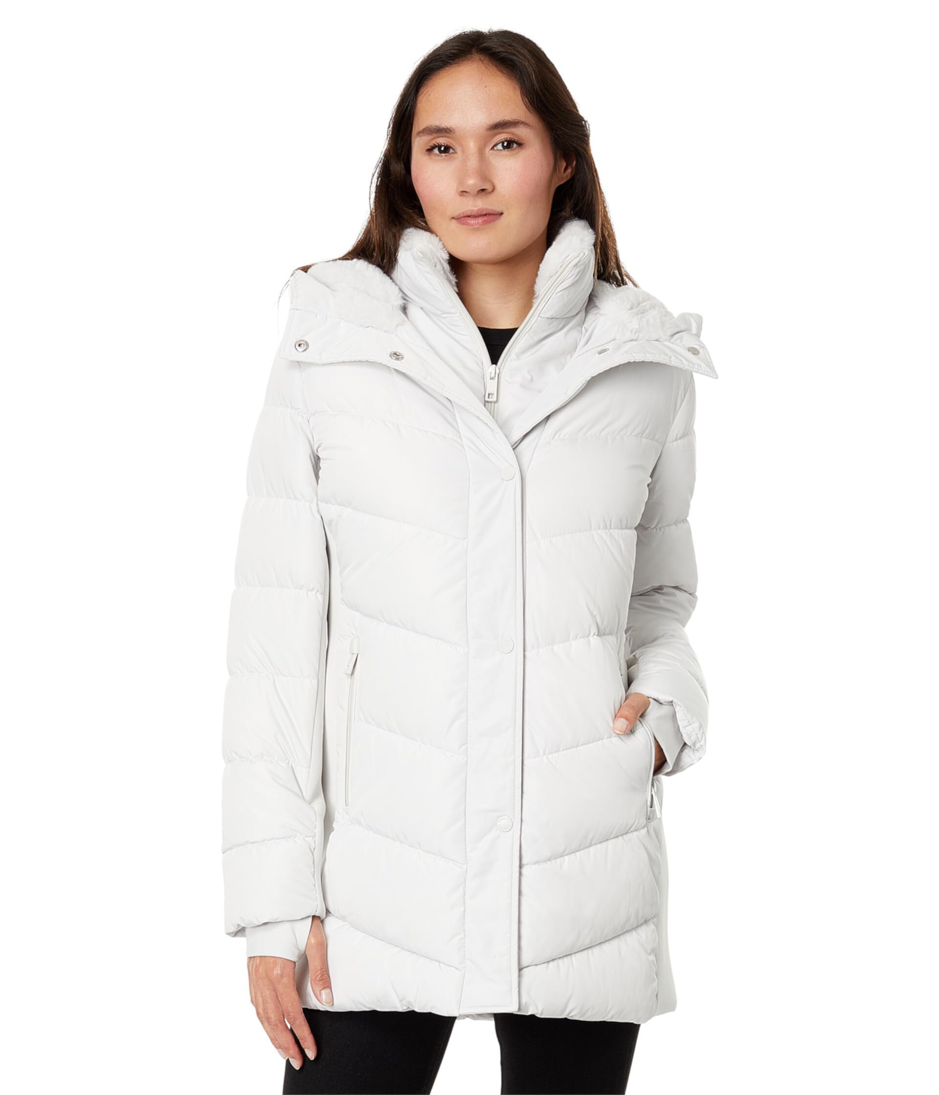 Женская Куртка Calvin Klein Scuba Side Puffer Calvin Klein