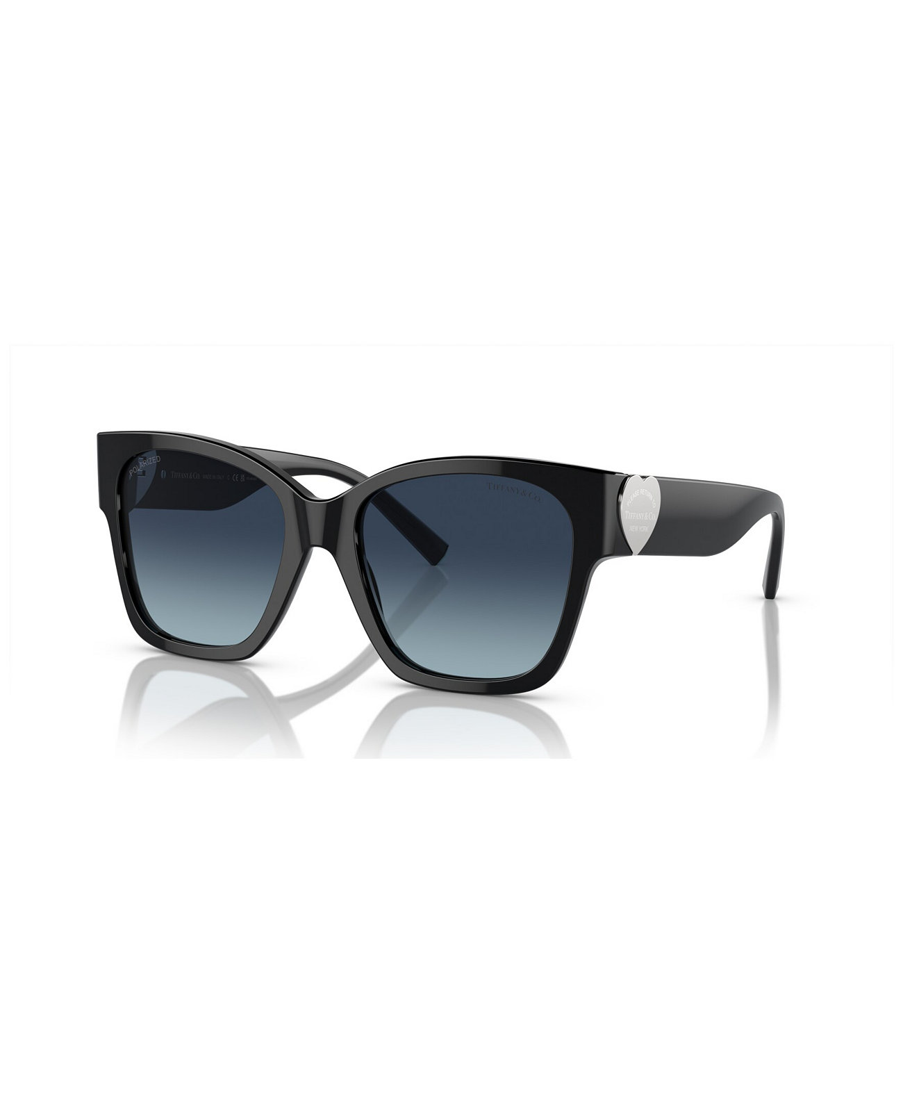 Women's Polarized Low Bridge Fit Sunglasses, Gradient Polar TF4216F Tiffany & Co.
