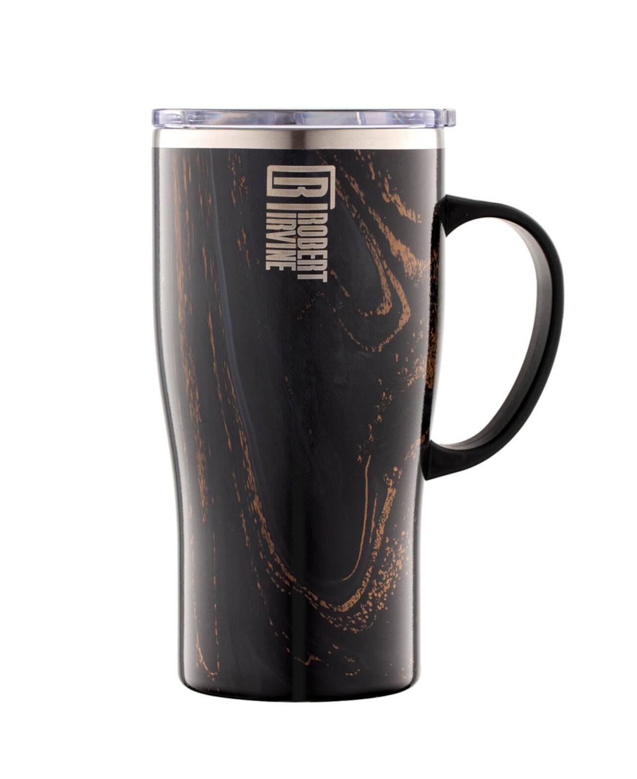 Robert Irvine Black Geode Insulated Car Coffee Mug, 20 oz Cambridge