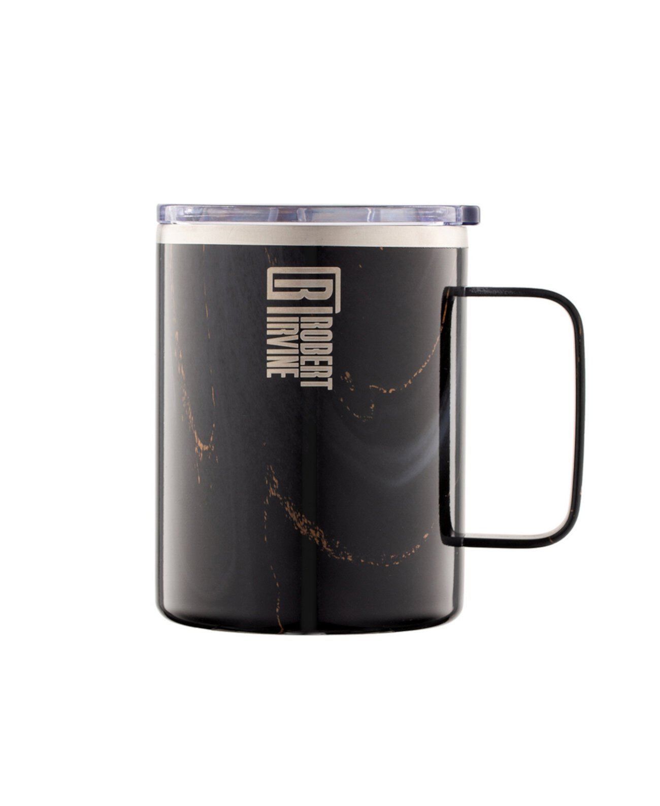 Robert Irvine Black Geode Insulated Coffee Mug, 16 oz Cambridge