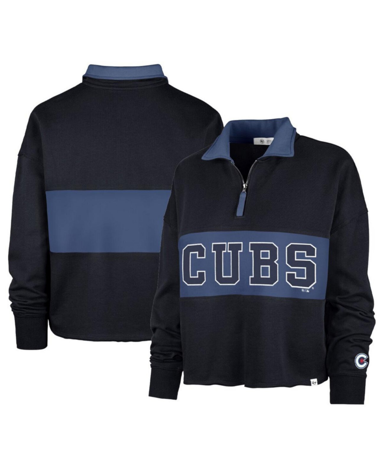 Женская Куртка '47 Brand Chicago Cubs City Connect Bae Remi Quarter-Zip '47 Brand