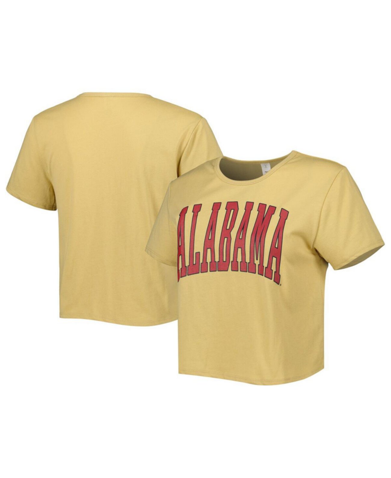 Женская светло-коричневая укороченная футболка Alabama Crimson Tide Core Fashion ZooZatz