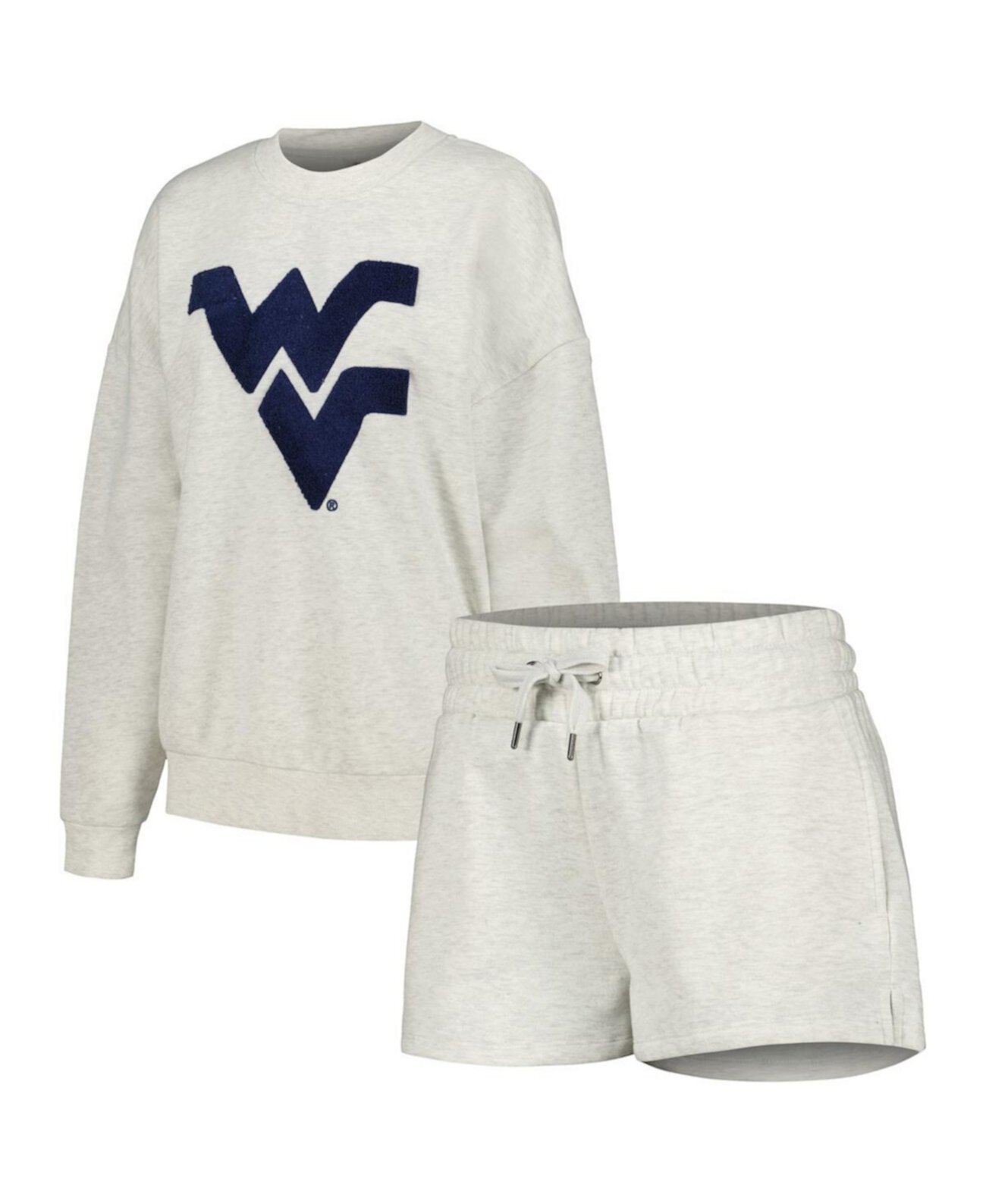 Женская Пижама Gameday Couture Набор с Толстовкой и Шортами West Virginia Mountaineers Gameday Couture