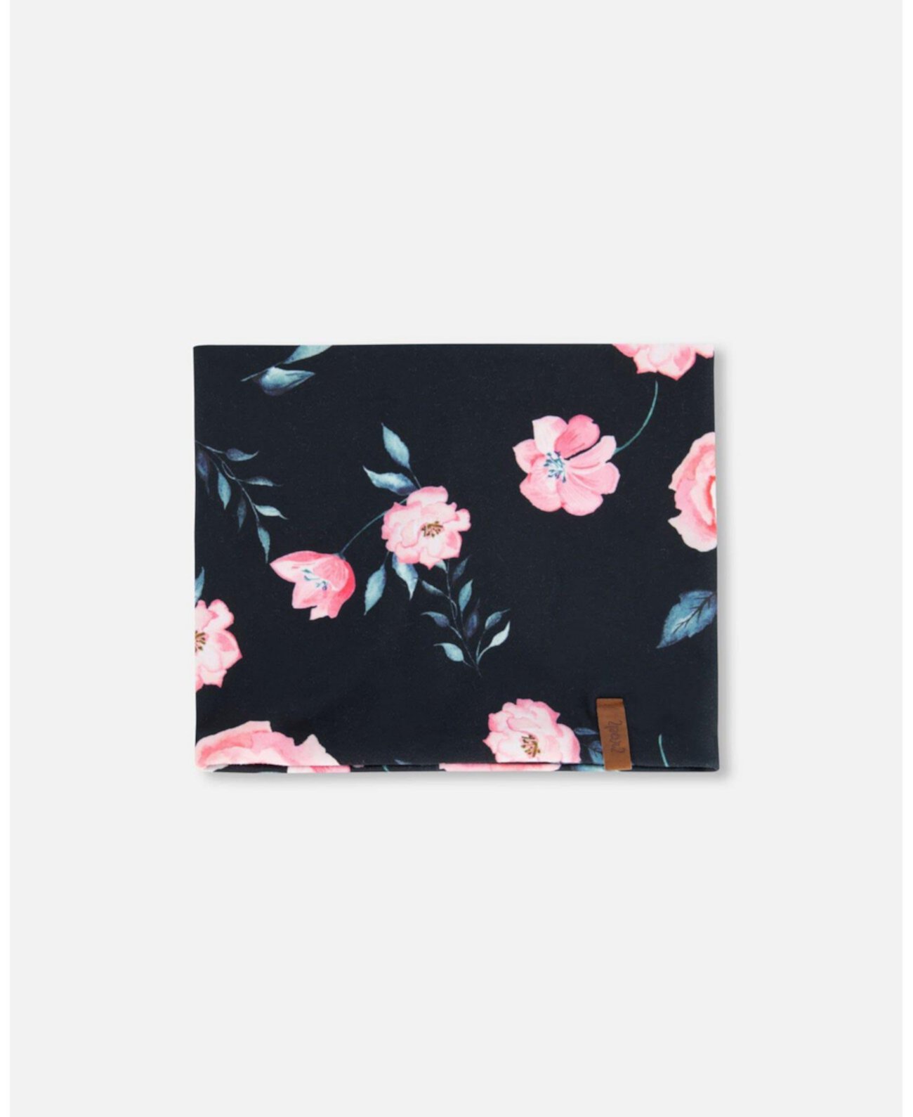 Трикотажный шейный платок для маленьких девочек с принтом черной розы - для младенцев Deux par Deux