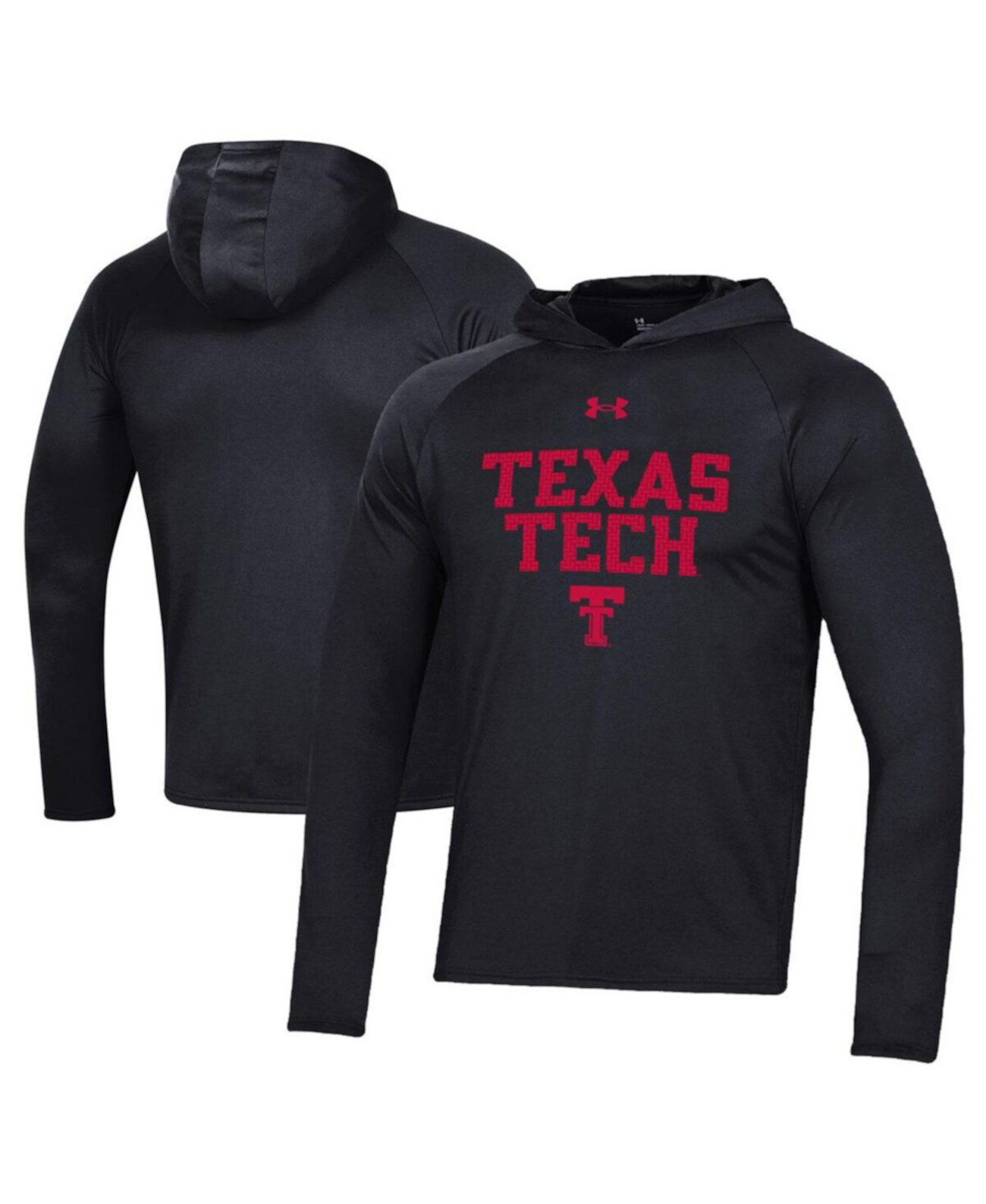 Мужская длиннополая футболка с капюшоном Texas Tech Red Raiders Throwback от Under Armour Under Armour
