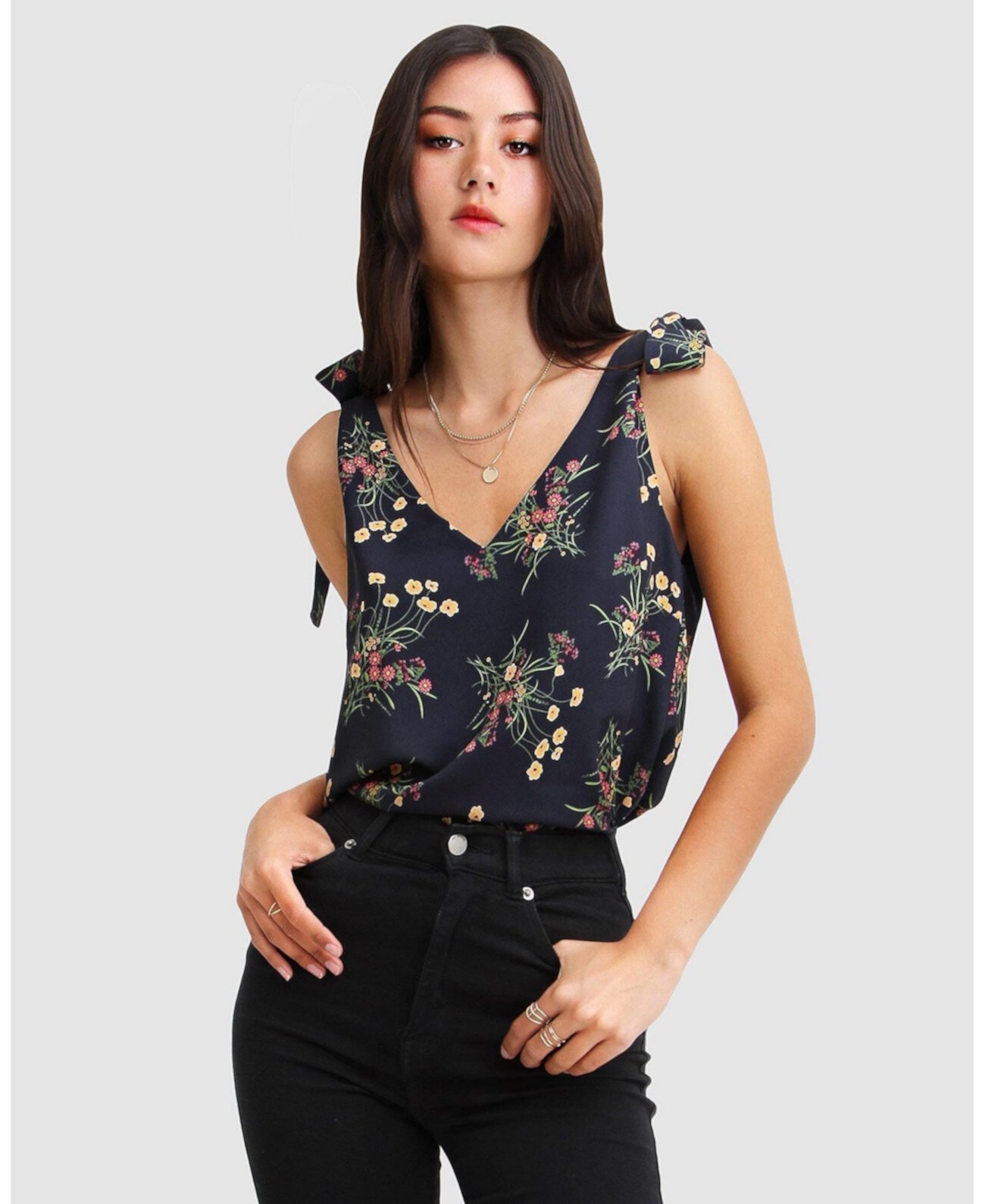 Women's Women Feel For You V Neck Top Belle & Bloom