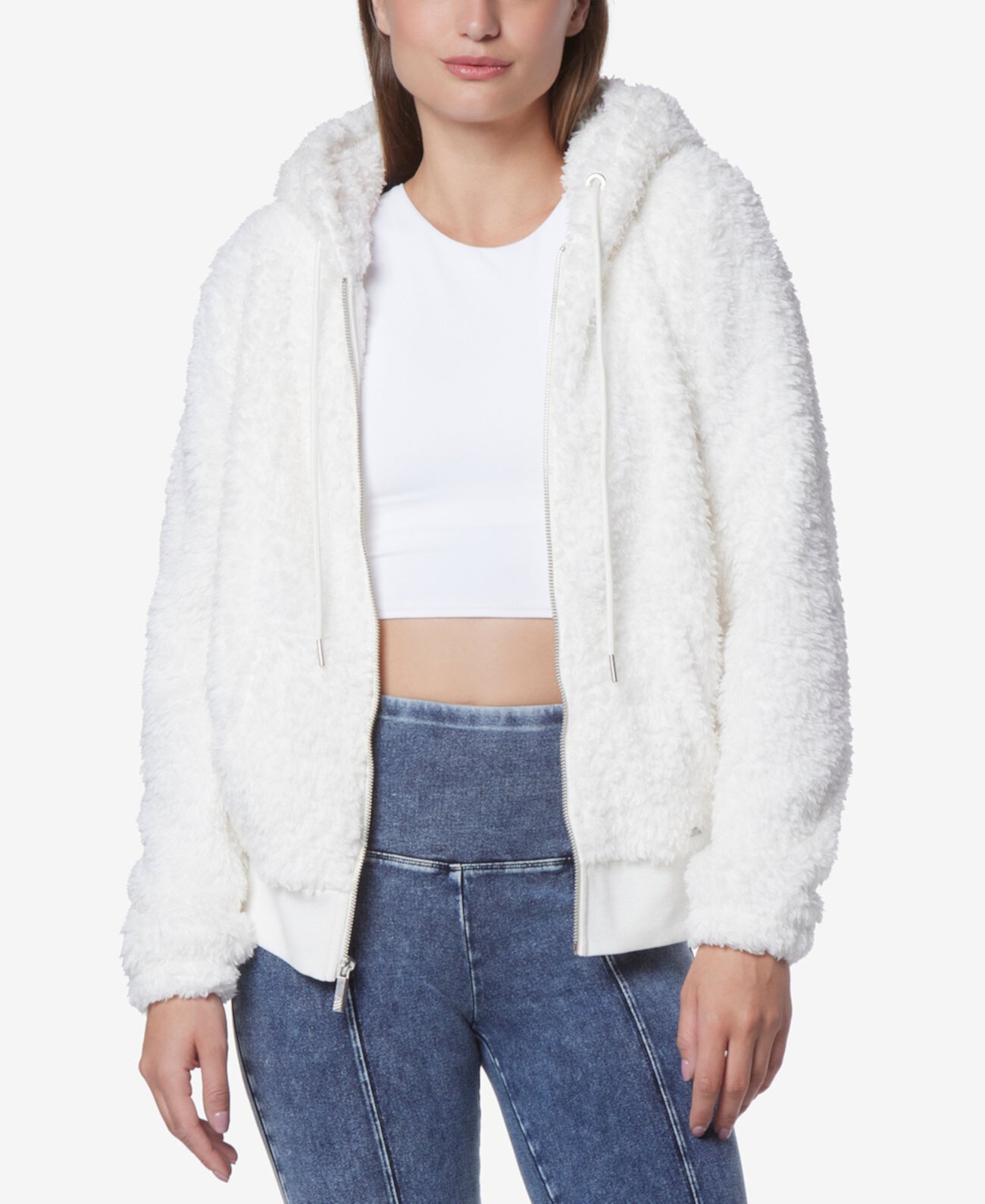 Кофта Marc New York Ultra Soft Faux Fur с Молнией Marc New York