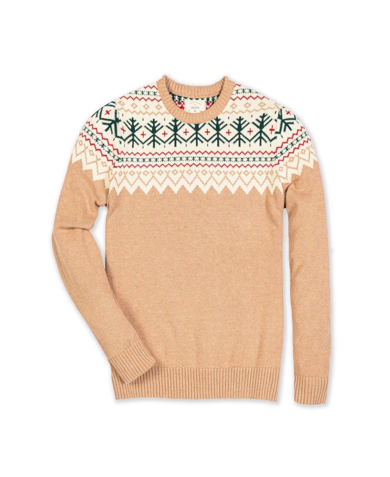 Мужской свитер Fair Isle с круглым вырезом — создан для Macy's Hope & Henry