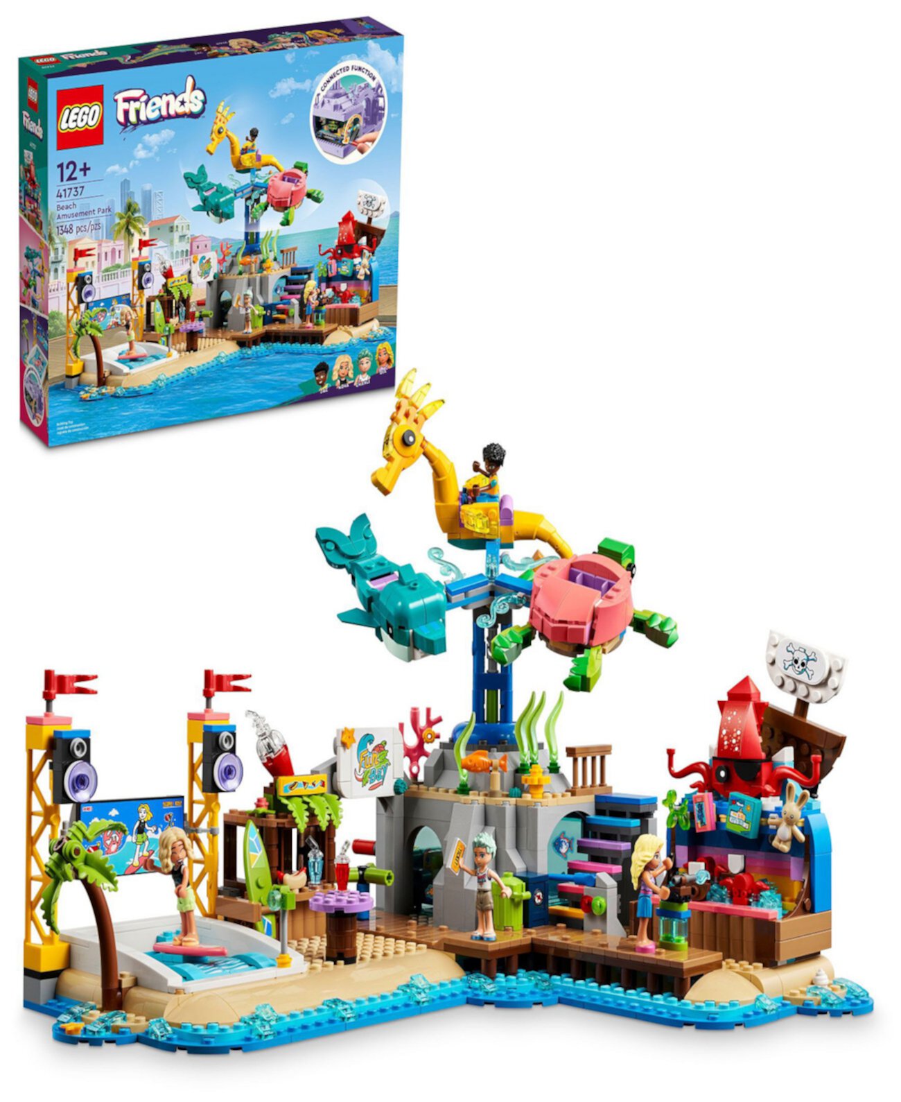 Парк Развлечений на Пляже Friends 41737 - Набор для Постройки с Минифигурками Lego