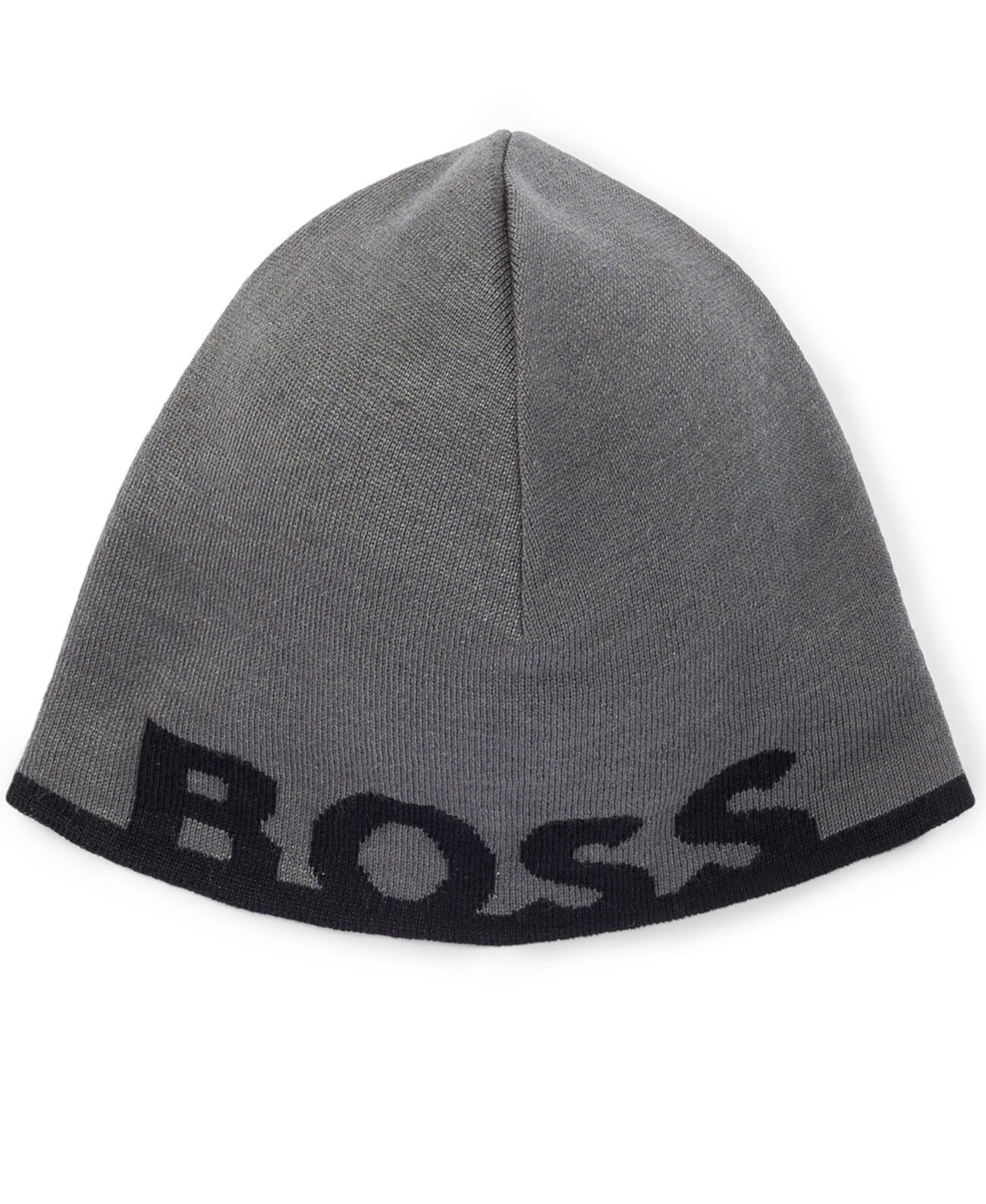 Мужская шапка-бини с логотипом BOSS