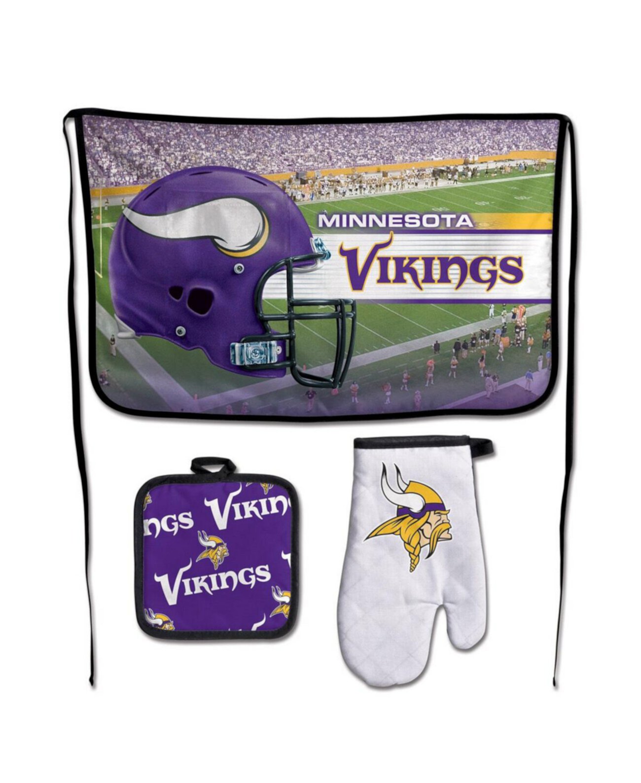 Minnesota Vikings 3-Piece Barbecue Set Wincraft