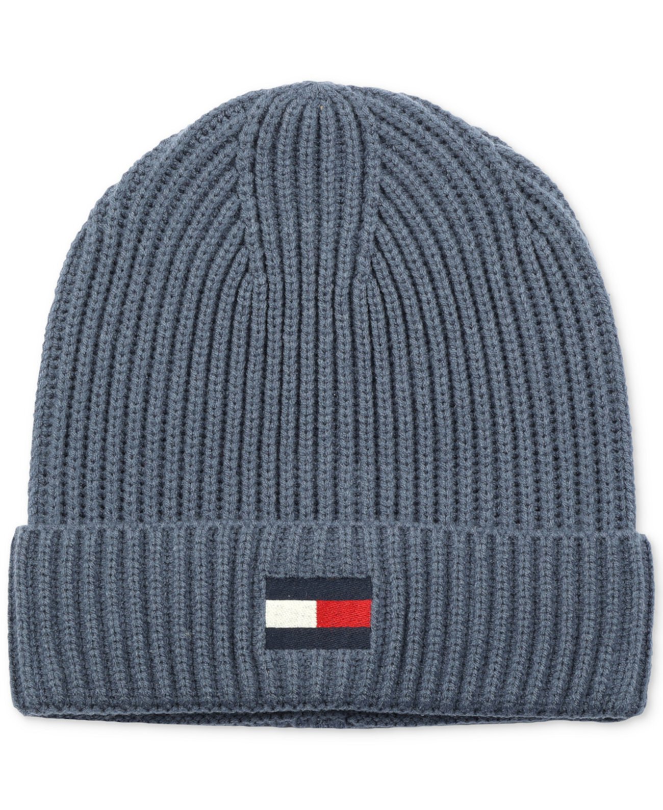 Шапка бини Tommy Hilfiger Men's Fisherman Ribbed-Knit Logo Tommy Hilfiger