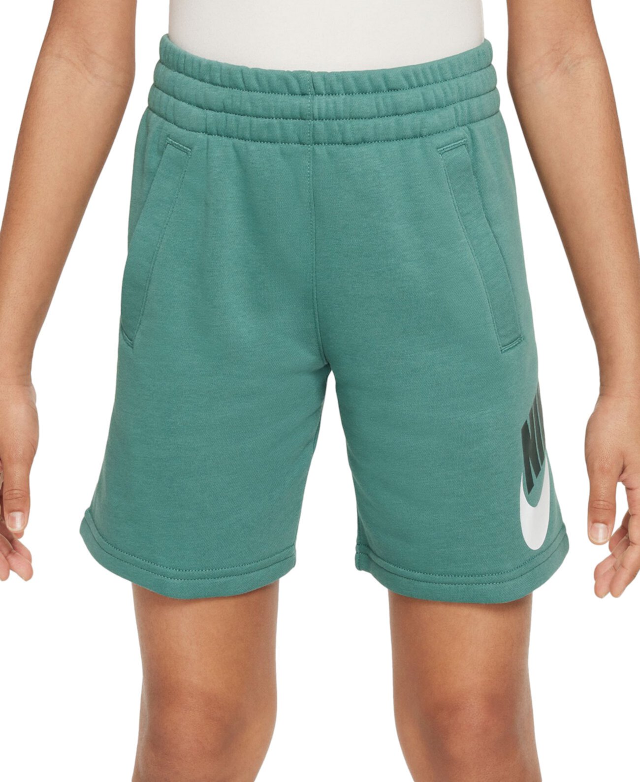 Big Kids Sportswear Club Fleece Logo-Print French Terry Shorts Nike