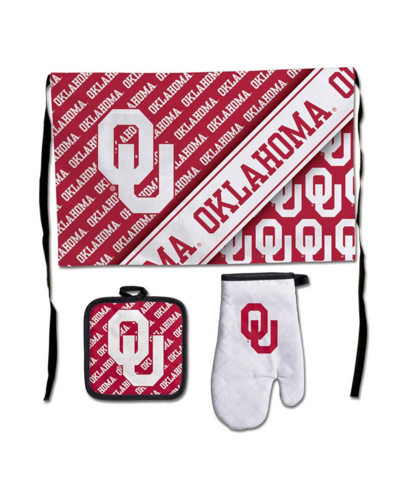 Oklahoma Sooners 3-Piece Barbecue Set Wincraft