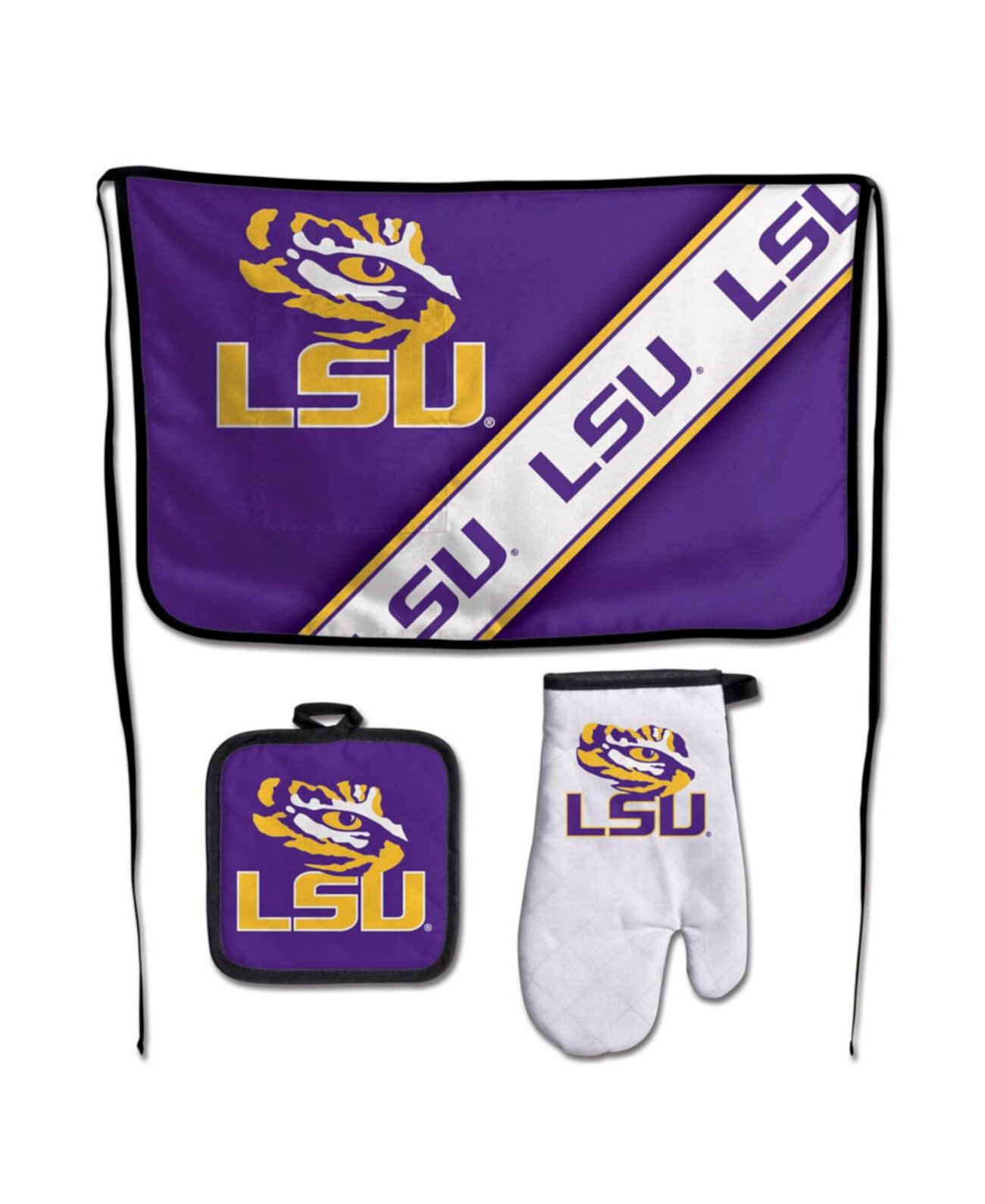 LSU Tigers 3-Piece Barbecue Set Wincraft