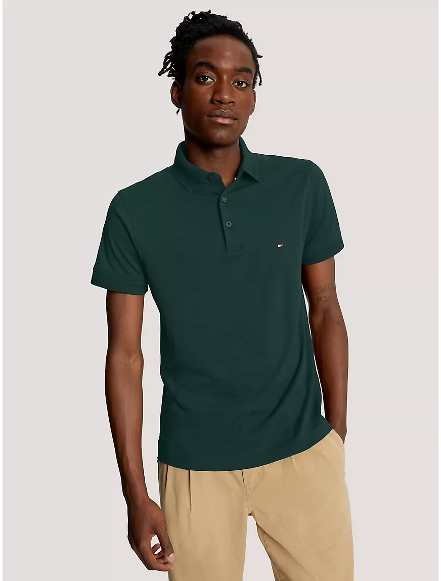 Tommy hilfiger green deals polo