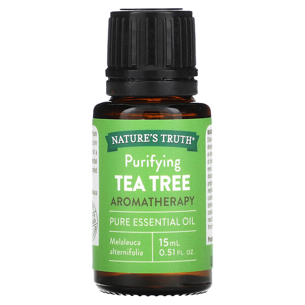Pure Essential Oil, очищающее чайное дерево, 15 мл (0,51 жидк. унции) Nature's Truth