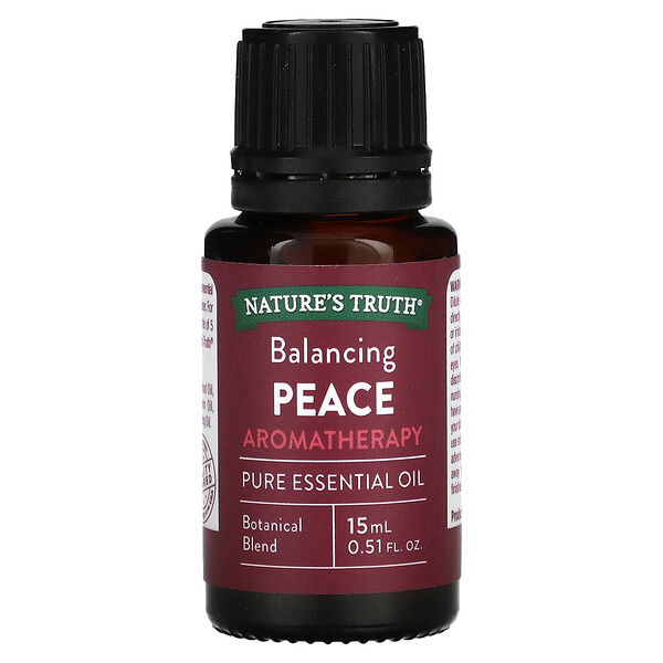 Pure Essential Oil, Balancing Peace, 0,51 жидкая унция (15 мл) Nature's Truth