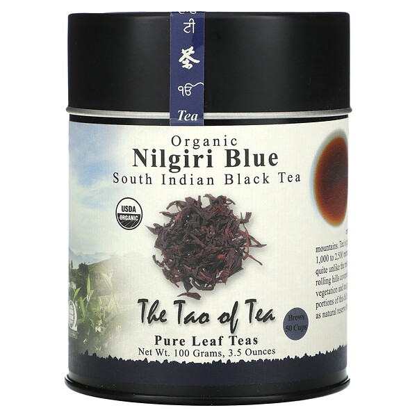 Organic South Indian Black Tea, Nilgiri Blue, 3.5 oz (100 g) The Tao of Tea