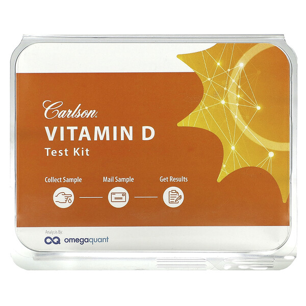 Набор для тестирования витамина D, 1 комплект Carlson